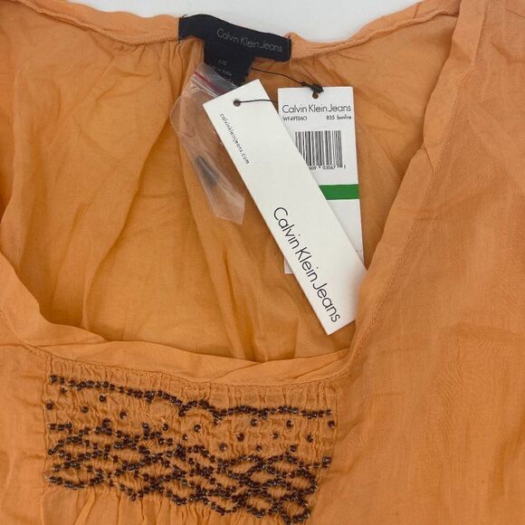 Calvin Klein Top Tunic Style Elastic Waist Band - Picture 8 of 11